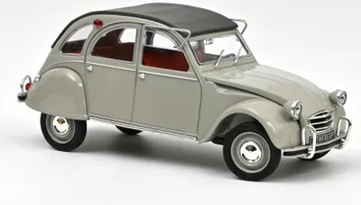 Produktbild von Norev 181430 Citroen 2CV AZAM Ente 1966 grau 1:18