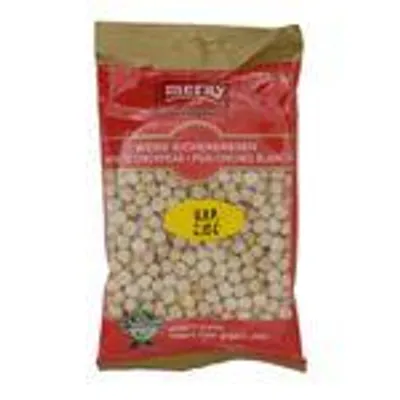 Meray Weiße Kichererbsen – 250 g Beutel – Geröstet & Gesalzen für Knuspergenuss