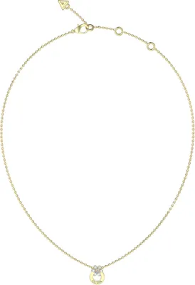 Produktbild von Damen Gold Guess Blume Halskette 46cm
