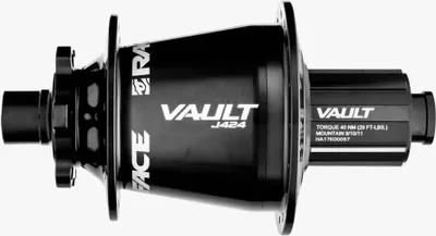 Image de Moyeu Race Face Vault, arrière, 32 trous, 142x12 mm, noir - Moyeu arrière haute performance...