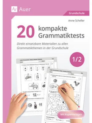 Image de 20 kompakte Grammatiktests für Klasse 1 und 2