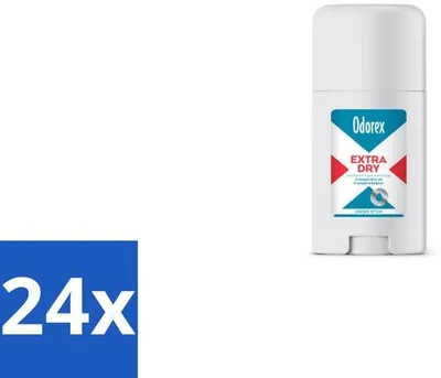 Image de Odorex Extra Dry Stick 40 ml - Pack avantage - 24 pièces