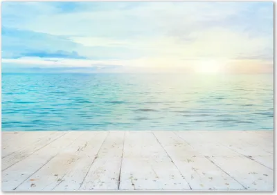 Produktbild von Tulup® Leinwandbild - 100x70 cm - Wandkunst - Drucke auf Leinwand - Leinwanddruck  - Landschaften - Blau - Meer