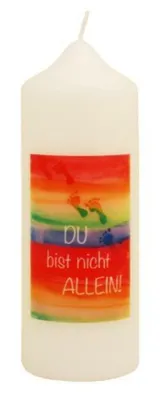 Produktbild von Wachskerze 165 mm hoch 60 mm breit 60 mm tief