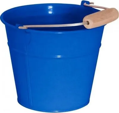 Produktbild von WOODY Garteneimer - blau, Metall