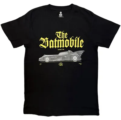 Produktbild von Batman - "The Batmobile" T-Shirt für Herren/Damen Uni RO15556 (XL) (Schwarz)