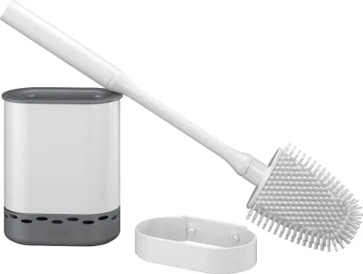Produktbild von METALTEX 185518000 Cleany WC-Bürste flach, weiß/grau