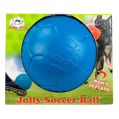 Produktbild von Jolly Hundespielzeug Fußball hellblau, Größe: S