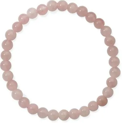 Produktbild von Armband, Rosenquarz, 04mm Kugeln