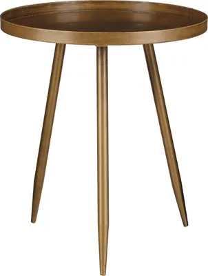 Obrázok produktu pre Sľuda Dekorácie Flores bočný stolík - 42x42x48 cm - železo - bronz