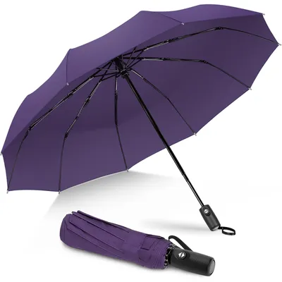 Productafbeelding van Compacte, inklapbare paraplu met automatische open- en sluitfunctie