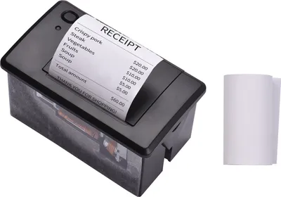 Produktbild von Aiebcy Embedded Thermal Receipt Printer 58-mm-Minidruckmodul Rauscharm mit Unterstuetzung fuer serielle USB / RS232 / TTL-Anschluesse ESC / POS-Befehle fuer das Selbstbedienungs-Terminal der Registrierkasse von Waagen