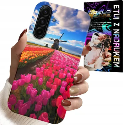 Obrázok produktu pre POUŽITIE: Kryt pre telefón Samsung Galaxy A37 5G - motív: farebné tulipány
