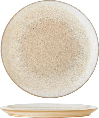 Produktbild von Bloomingville Essteller PAULA Beige Weiß 26 cm Keramik Teller