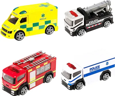 Obrázok produktu pre Teamsterz TEAMSTERZ Die-cast model Emergency truck, 10 cm