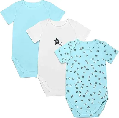 Produktbild von Niedliches 3er-Set Babybodys, Größe 12 Monate