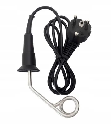 Produktbild von Tauchsieder 0,5 kW 500 W 230V aus EDELSTAHL Reisetauchsieder Taucherhitzer