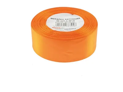 Image de Ruban de satin orange 38mmx32m
