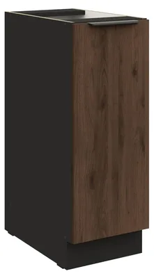 Produktbild von Küchen Unterschrank Schrankauszug 30 cm Küche MONZA Okapi Nußbaum Küchenzeile