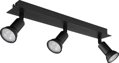 Produktbild von GLOBO 57998-3, Schwarz, Metall, IP20, I, GU10, LED