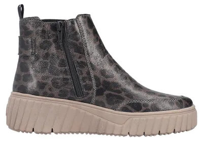 Imagen del producto de Rieker, modelo: N255642 N25. Botas para mujer, color gris, estilo casual