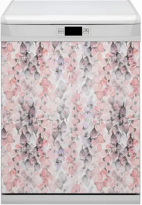 Produktbild von Magnet Folie für Geschirrspüler Magnete  Geschirrspüle Magnet für Spülmaschine 60x80 cm Nachbildung - Blumen gemalt
