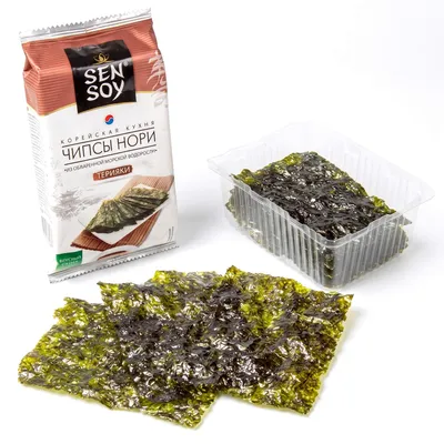 Produktbild von Sen Soy Snack aus Nori Algen mit Sojasoße