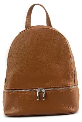 Produktbild von Cityrucksack tan hellbraun Florence Rucksack Leder D2OTF612C