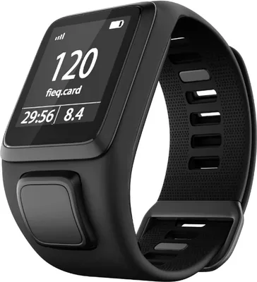 Produktbild von INF Řemínek k hodinkám pro TomTom Adventurer / Golfer / Runner / Spark atd. Černá
