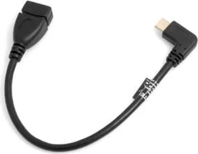 Zdjęcie produktu dla SYSTEM-S 53526353, 0,22 m, USB C, USB A, USB 3.2 Gen 1 (3.1 Gen 1), Czarny