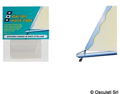 Zdjęcie produktu dla PSP Dacron Wave Leech taśma, samoprzylepny Osculati 10.288.20BI