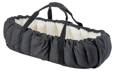 Produktbild von Sebra 3-in-1 Babynest - Dark Grey Melange