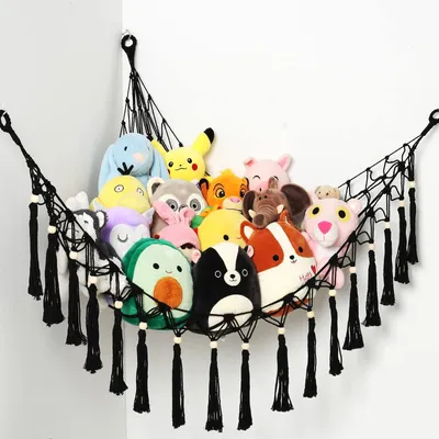 Immagine prodotto di Solidchoice - Amaca in macramè per orsacchiotti e peluche