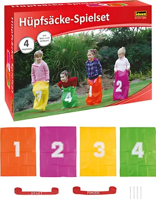 Produktbild von Idena Hüpfsäcke-Spielset mit Start/Zielband - Hüpfsack ca. 72x52cm