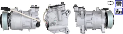 Produktbild von LUCAS ACP01151 Klimaanlage Klimakompressor PAG 46 YF R134a R1234yf für BMW 5 Touring (F11) 5 Limousine (F10) 3 Limousine (F30, F80) X3 (F25) 5 Touring
