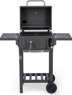 Produktbild von Holzkohlegrill BD-892 mit Thermometer, Seitenablagen, Grillfläche 42x31,5 cm