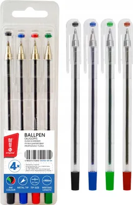Immagine prodotto di Penna a sfera per ufficio 0,7 mm 4 colori MemoBe