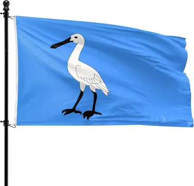 Produktbild von Gemeindefahne Wormerland, 90 x 150 cm, Polyester, für Fahnenmast