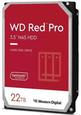 Produktbild von WD Rot Pro 22TB WD221KFGX NAS 7200RPM 512MB
