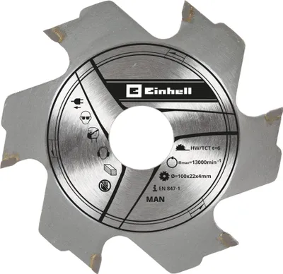 Produktbild von Kotouč k frézce KWB 100x22x3,8 mm, 6Z