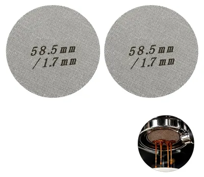 Image de Filtre à expresso réutilisable en acier inoxydable, diamètre 58,5 mm