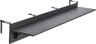 Obrázek produktu pro Závěsný stolek na balkon, nerezový držák, nastavitelná šířka držáku, univerzální design, 12 x 59 palců