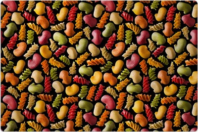 Produktbild von Küchenmatte 150x225 cm Vinylmatte Bodenmatte Dekoration - Pasta Italienisch