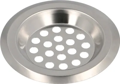 Produktbild von Korbfilter für Waschbecken aus Edelstahl, 6 cm.