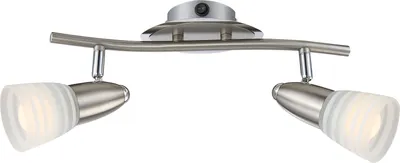 Produktbild von Globo Lighting LED Strahler Metall verchromt, 2x E14 LED