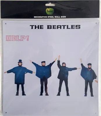 Produktbild von Die Beatles helfen! Stahl-Wand-Zeichen