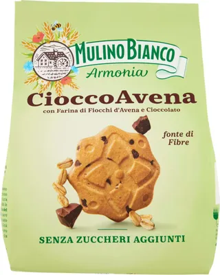 Produktbild von Cioccoavena Italienische zuckerfreie Schokoladenkekse 270g - Mulino Bianco
