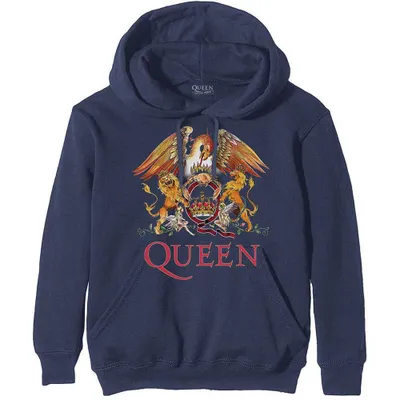 Obrázek produktu pro Queen Classic Crest Navy Blue M Mikina
