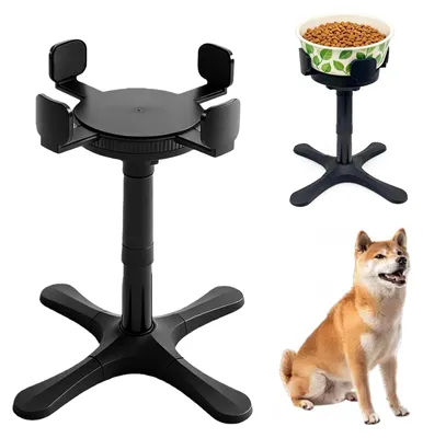Image de Gamelle surélevée pour chien, réglable en hauteur avec 3 positions