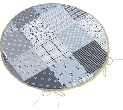 Zdjęcie produktu dla Poduszka Adéla okrągła gładka - średnica 40 cm - Szara